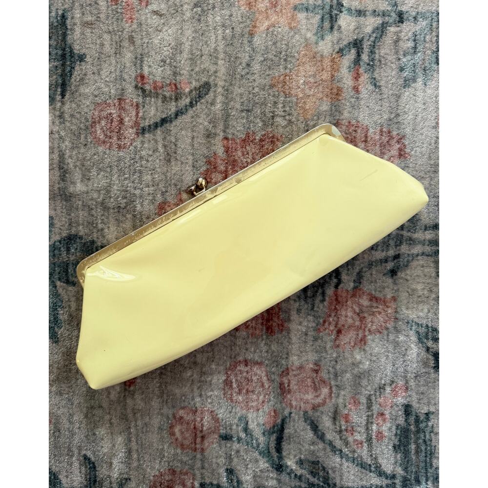 Vintage Yellow Clutch